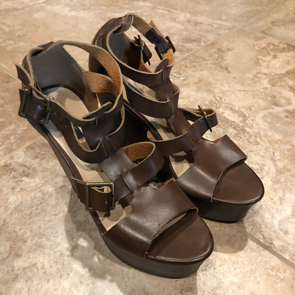 FOREVER 21 Strappy Heels - lightly worn